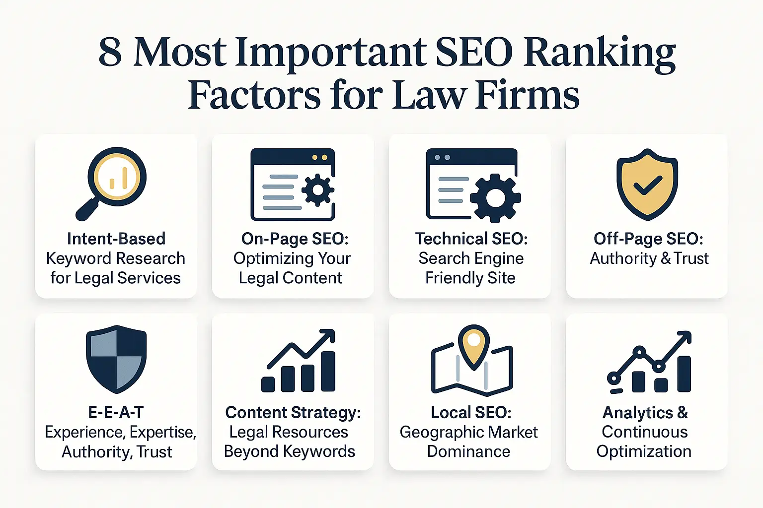 SEO Ranking Factors For Law Firms