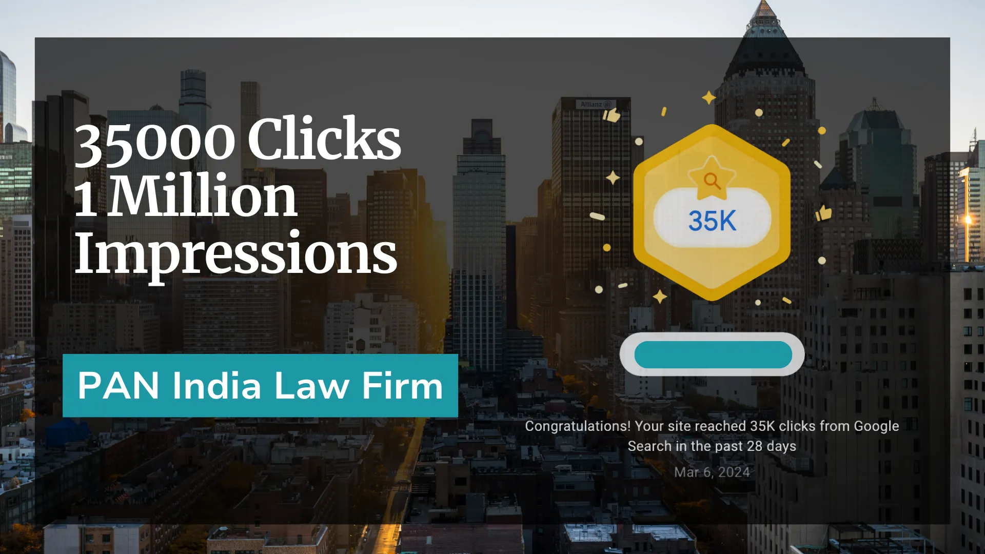 Legal SEO Case Study 1 - PAN India Law Firm